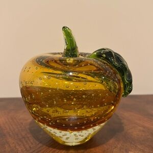 Decorative Glass Apple